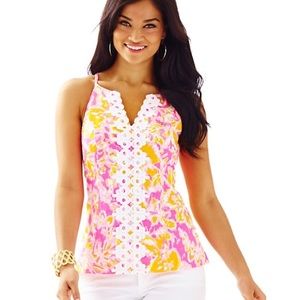 Lilly Pulitzer Magnolia Halter Tank